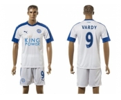 Leicester City #9 Vardy SEC Away Soccer Club Jersey 2