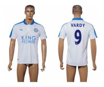 Leicester City #9 Vardy SEC Away Soccer Club Jersey 3