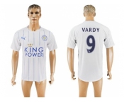 Leicester City #9 Vardy SEC Away Soccer Club Jersey