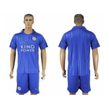 Leicester City Blank Home Soccer Club Jersey 1