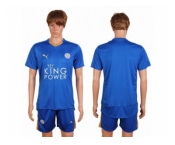 Leicester City Blank Home Soccer Club Jersey 2