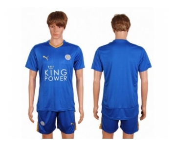 Leicester City Blank Home Soccer Club Jersey 2