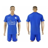 Leicester City Blank Home Soccer Club Jersey