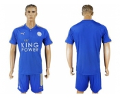 Leicester City Blank Home Soccer Club Jersey