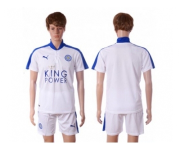 Leicester City Blank SEC Away Soccer Club Jersey 2