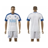 Leicester City Blank SEC Away Soccer Club Jersey 3