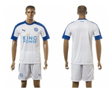 Leicester City Blank SEC Away Soccer Club Jersey 3