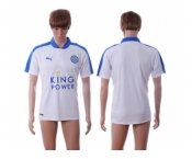 Leicester City Blank SEC Away Soccer Club Jersey 4