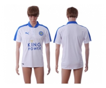 Leicester City Blank SEC Away Soccer Club Jersey 4