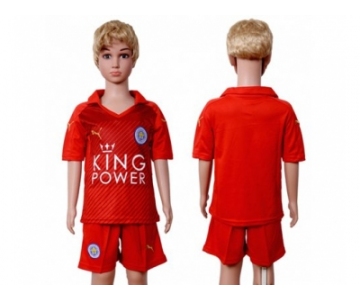 Leicester City Blank Away Kid Soccer Club Jersey