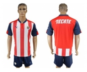 Guadalajara Blank Home Soccer Club Jersey2