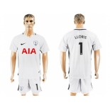 Tottenham Hotspur #1 LLORIS White Home Soccer Club Jersey