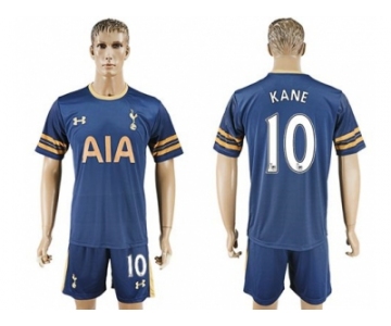 Tottenham Hotspur #10 Kane Away Soccer Club Jersey2