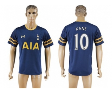 Tottenham Hotspur #10 Kane Away Soccer Club Jersey3