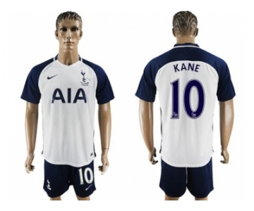 Tottenham Hotspur #10 Kane White Home Soccer Club Jersey1