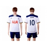 Tottenham Hotspur #10 Kane White Home Soccer Club Jersey3