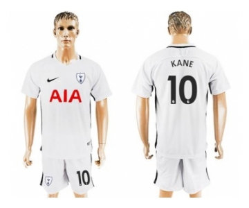 Tottenham Hotspur #10 Kane White Home Soccer Club Jersey