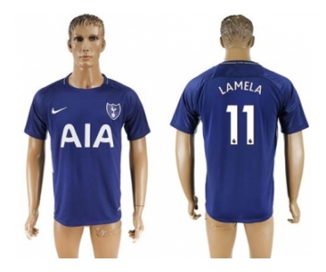 Tottenham Hotspur #11 Lamela Away Soccer Club Jersey1