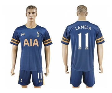 Tottenham Hotspur #11 Lamela Away Soccer Club Jersey2