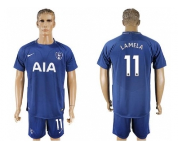 Tottenham Hotspur #11 Lamela Away Soccer Club Jersey