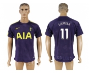 Tottenham Hotspur #11 Lamela Sec Away Soccer Club Jersey