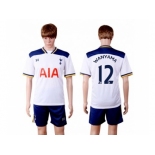 Tottenham Hotspur #12 Wanyama White Home Soccer Club Jersey1