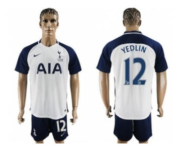 Tottenham Hotspur #12 Yedlin White Home Soccer Club Jersey