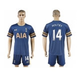 Tottenham Hotspur #14 Holtby Away Soccer Club Jersey