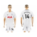 Tottenham Hotspur #14 Nkoudou White Home Soccer Club Jersey