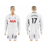 Tottenham Hotspur #17 Sissoko Home Long Sleeves Soccer Club Jersey