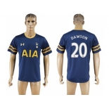 Tottenham Hotspur #20 Dawson Away Soccer Club Jersey1