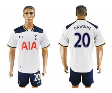 Tottenham Hotspur #20 Dawson White Home Soccer Club Jersey1