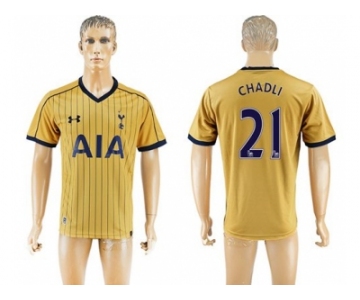 Tottenham Hotspur #21 Chadli Sec Away Soccer Club Jersey