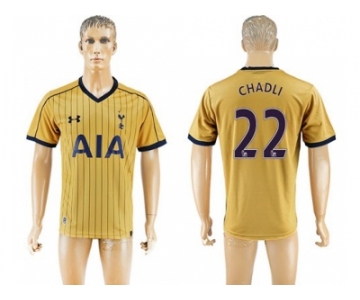 Tottenham Hotspur #22 Chadli Sec Away Soccer Club Jersey