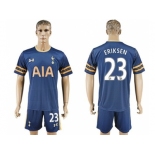 Tottenham Hotspur #23 Eriksen Away Soccer Club Jersey2