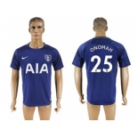 Tottenham Hotspur #25 Onomah Away Soccer Club Jersey1