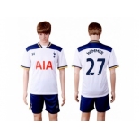 Tottenham Hotspur #27 Wimmer White Home Soccer Club Jersey1