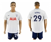 Tottenham Hotspur #29 Winks White Blue Soccer Club Jersey