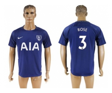 Tottenham Hotspur #3 Rose Away Soccer Club Jersey1