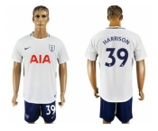 Tottenham Hotspur #39 Harrison White Blue Soccer Club Jersey