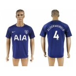 Tottenham Hotspur #4 Alderweireld Away Soccer Club Jersey1