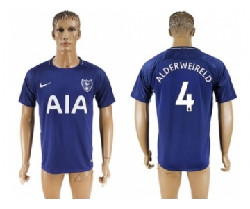 Tottenham Hotspur #4 Alderweireld Away Soccer Club Jersey1