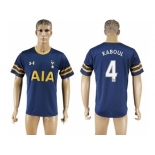 Tottenham Hotspur #4 Kaboul Away Soccer Club Jersey1