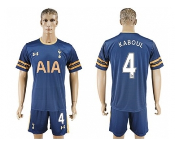 Tottenham Hotspur #4 Kaboul Away Soccer Club Jersey