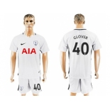 Tottenham Hotspur #40 Glover White Home Soccer Club Jersey