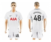 Tottenham Hotspur #48 Edwards White Home Soccer Club Jersey