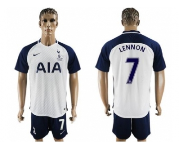 Tottenham Hotspur #7 Lennon White Home Soccer Club Jersey