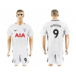 Tottenham Hotspur #9 Janssen White Home Soccer Club Jersey