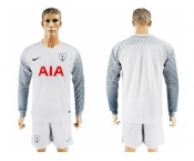 Tottenham Hotspur Blank White Goalkeeper Long Sleeves Soccer Club Jersey