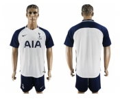 Tottenham Hotspur Blank White Home Soccer Club Jersey1